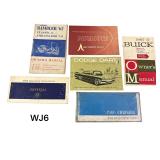 vintage car manuals