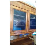 STUNNING CHERRY STEP BACK WITH MIRROR