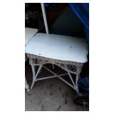 SEVERAL OLD WICKER PIECES