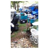 YARD OF CARTONS TO UNPACK