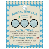 Massive Annual Tent Sale