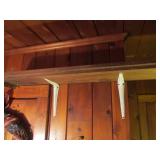 Wood shelving and brackets