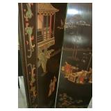Antique Carved Asian Screen