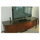 Flat Screen TV and TV Table