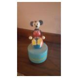 ANTIQUE MICKEY MOUSE MUSIC BOX