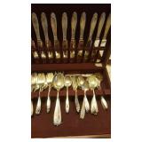 LARGE STERLING SILVER FLATWARE SET