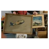 VINTAGE AIRPLANE ART