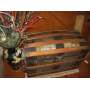ANTIQUE TRUNK WITH RARE INSERTS