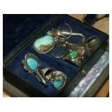 STERLING TURQUOIS RINGS