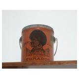 BLACK AMERICANA TOBACCO CAN