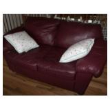 LEATHER LOVE SEAT