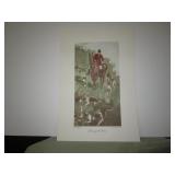 George Wright Print "Drawing the Gorse"