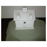 Unpainted birdhouse