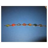 14 kt 7 Stones Ladies bracelet