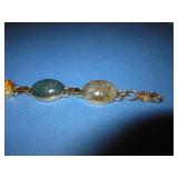 14 kt 7 Stones Ladies Bracelet