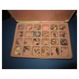 More earrings in a case