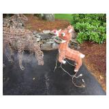 outdoor mechanical reindeer
