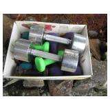 5 sets of hand weights