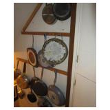 many pots and pans