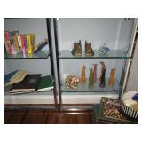 books statues bronze baby shoes