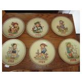 6 Goebel Plates