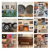 WONDERFUL COLLECTION OF VINTAGE GAMES, TOYS, MIDCENTURY & VINTAGE FURNITURE, AND MORE