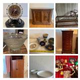 Collectibles Galore! Midcentury furniture, Glassware, Christmas, Fall & more