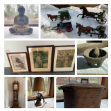 Amazing collection of Antiques - Cast Iron Toys, Amazing Furniture, High-end tools and more