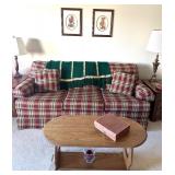 Plaid Sofa