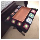 Crochet granny square blanket