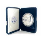 2003 (W) AMERICAN SILVER EAGLE 1 TROY OZ .999 SILVER BULLION PROOF