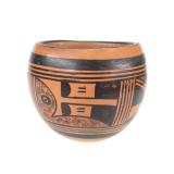 VINTAGE HOPI TEWA SIKYATKI POLYCHROME POTTERY OLLA