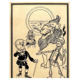RARE! WILLIAM WALLACE DENSLOW WONDERFUL WIZARD OF OZ "I FEEL WISE, INDEED,
