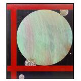 BILLY AL BENGSTON "GALVA, 1987" ACRYLIC ON CANVAS ON PANEL