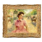 PAL FRIED "EVA" ORIGINAL OIL ON CANVAS