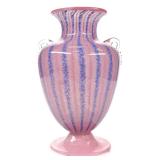 RARE, LARGE!! STEUBEN CINTRA DOUBLE HANDLE GLASS VASE
