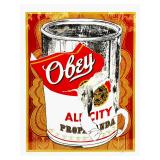 SHEPARD FAIREY "SOUP CAN I" SERIGRAPH HAND SIGNED