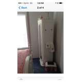 WHITE QUEEN-SIZE CANOPY BED W/BOOKCASE, BENCH & NIGHTSTAND - ALL LINENS & LAMP - ASKING: $1,250