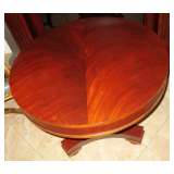 RALPH LAUREN ROUND OCCASIONAL TABLE - ORIGINAL: $ 2,400 - ASKING $ 600
