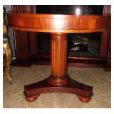 RALPH LAUREN ROUND OCCASIONAL TABLE - ORIGINAL: $ 2,400 - ASKING $ 600