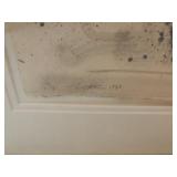 BLACK  WHITE ON LINEN NATKIN 