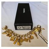 Chanel charm bracelet