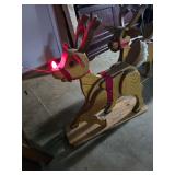 Solid oak weighs 40lbs