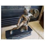 Greek Soldier Sculpture