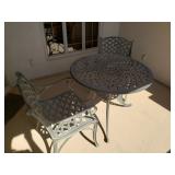 High End Metal 3-Piece Patio Set