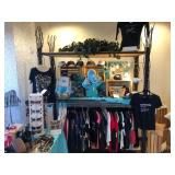 Custom made iron display shelf