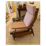 Milo Baughman Style Pushback Recliner