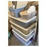 some of the boxes with old photos