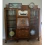 Beautiful antique oak double secretary