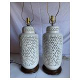 China Blossom Porcelain Lamps